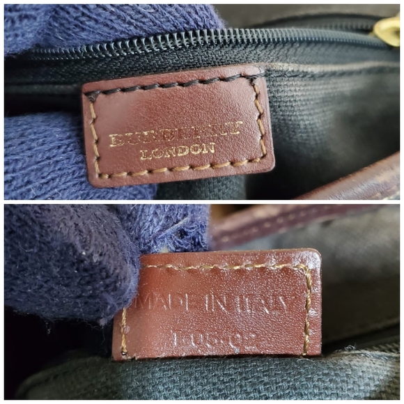 BURBERRY Haymarket Mini Tote Bag - Picture 3 of 10